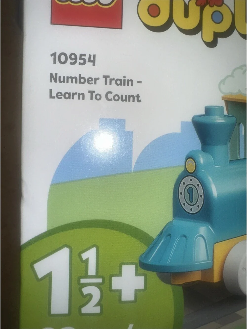 LEGO 10954 Duplo Number Train Learn To Count Preschool 23 Pc Sealed Dented Box
